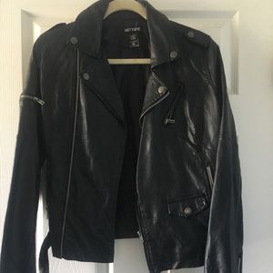 Hot topic leather jacket *make offer*